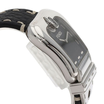Fendi Buckle Motif Watch SS Leather