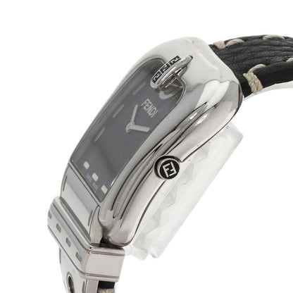 Fendi Buckle Motif Watch SS Leather