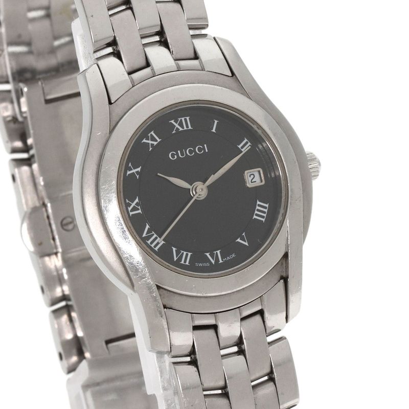 Gucci Round Face Watch SS