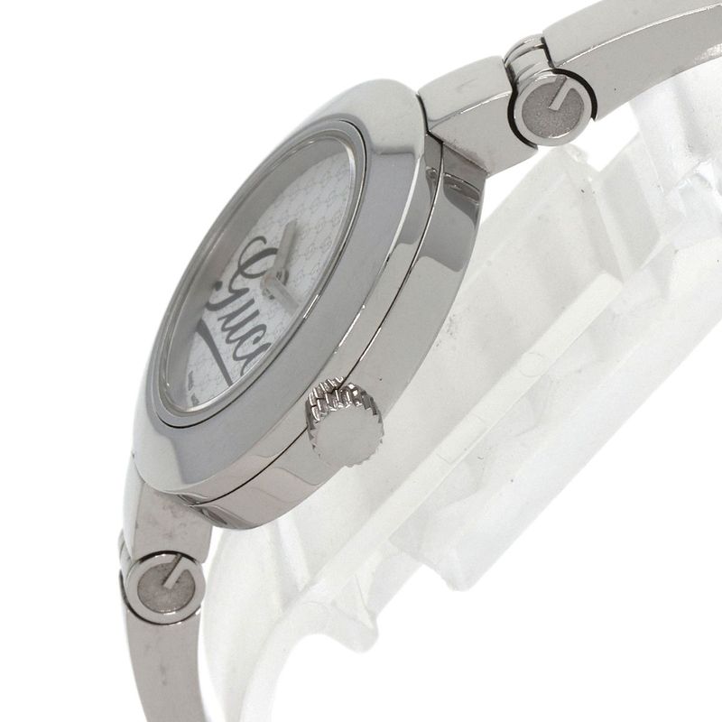 Gucci 105 Round Face Watch SS