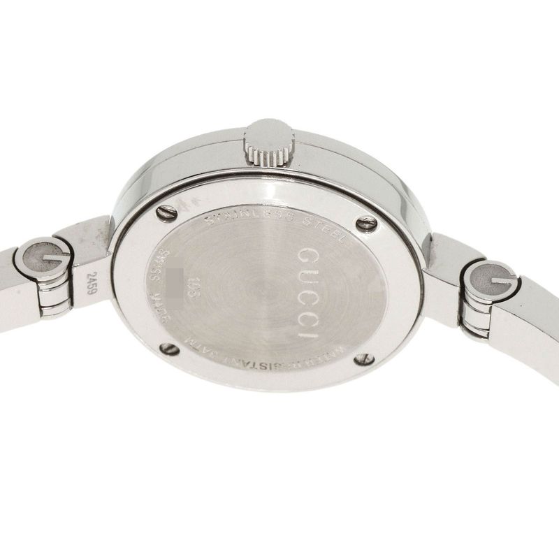 Gucci 105 Round Face Watch SS