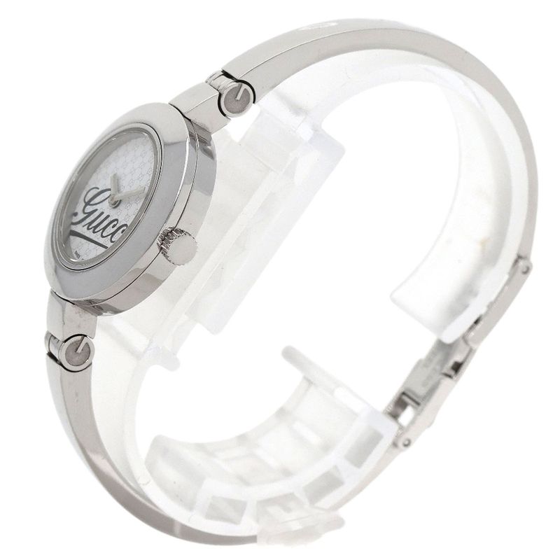 Gucci 105 Round Face Watch SS