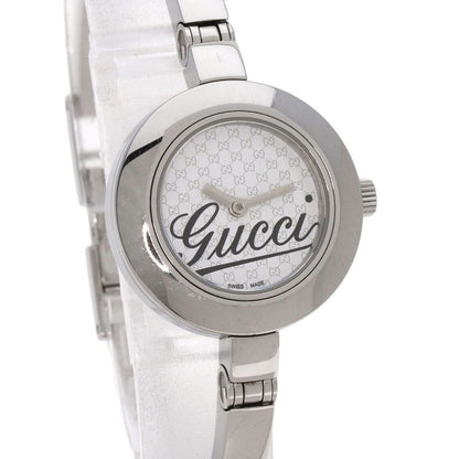 Gucci 105 Round Face Watch SS