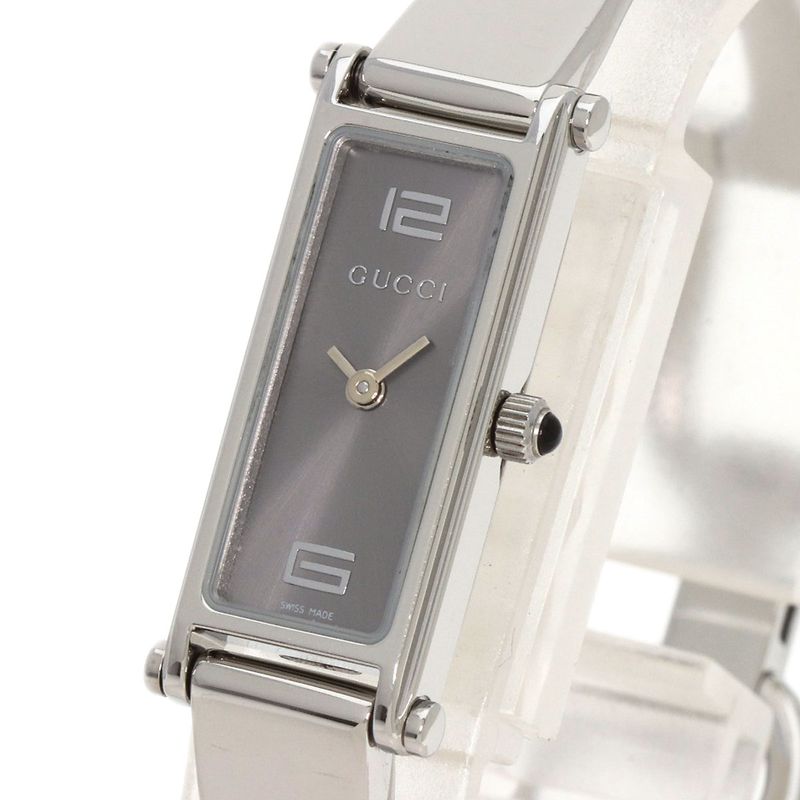 Gucci Square Face Watch SS