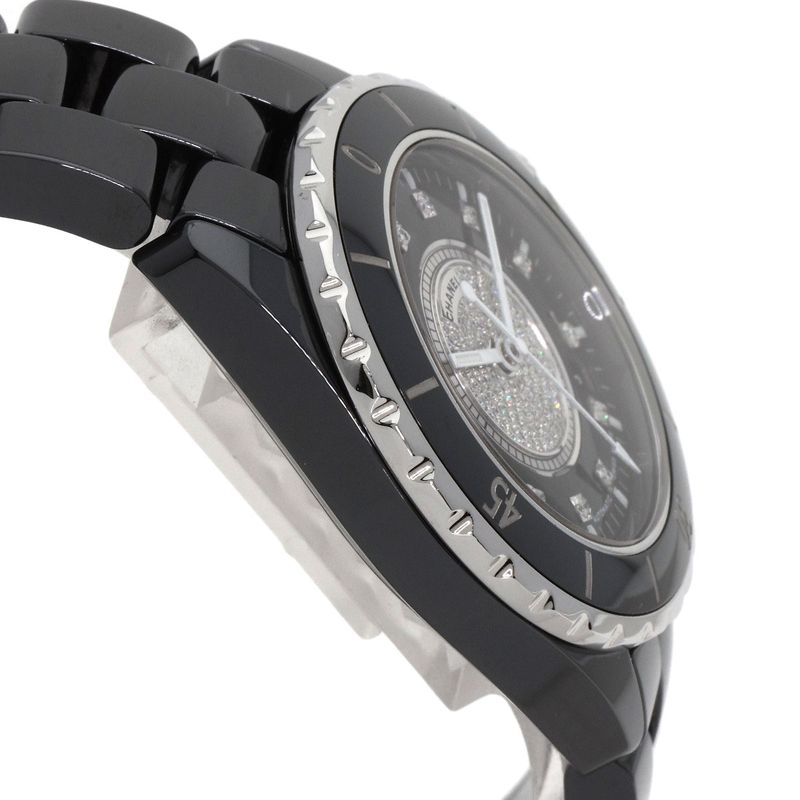 Chanel Diamond Watch Ceramic