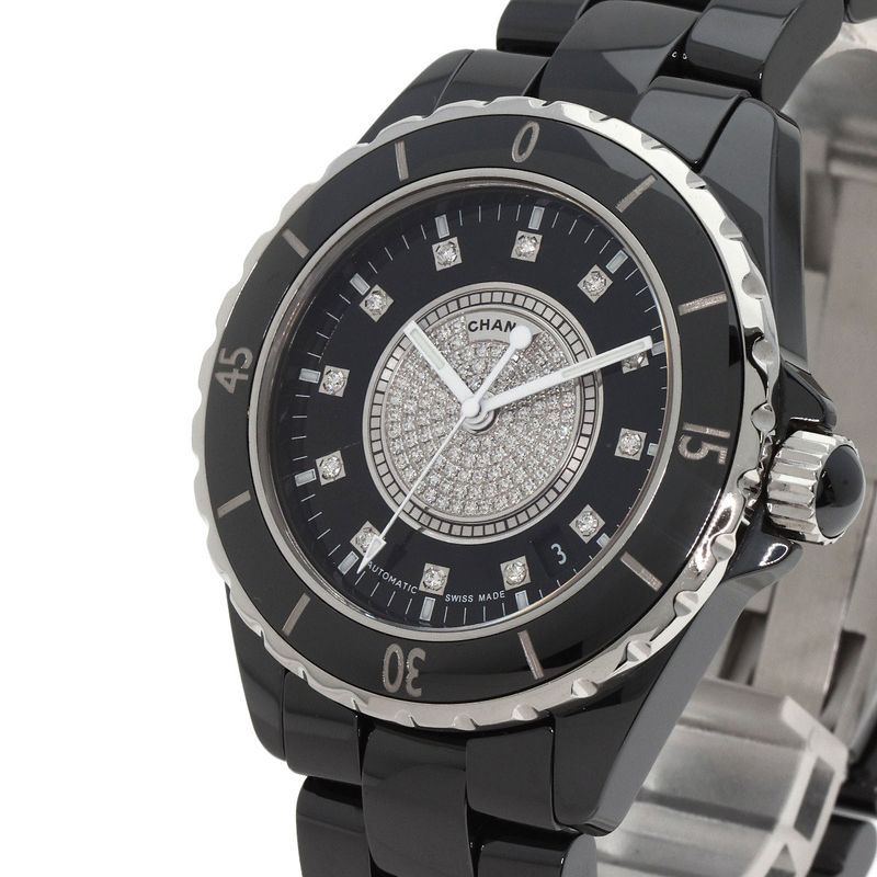 Chanel Diamond Watch Ceramic