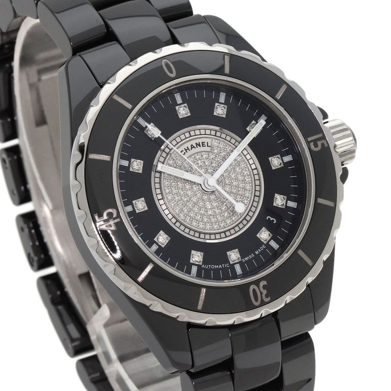 Chanel Diamond Watch Ceramic