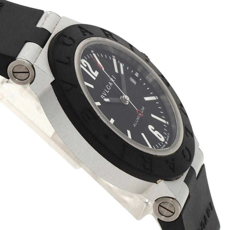 Bvlgari Aluminum Date Watch Rubber