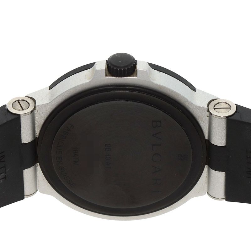 Bvlgari Aluminum Date Watch Rubber