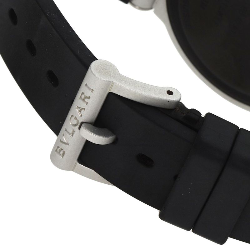 Bvlgari Aluminum Date Watch Rubber