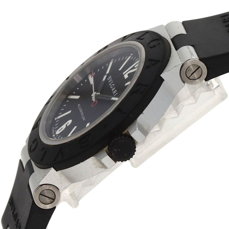 Bvlgari Aluminum Date Watch Rubber