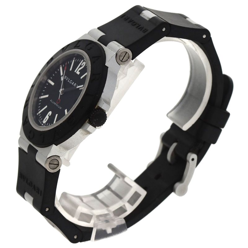 Bvlgari Aluminum Date Watch Rubber