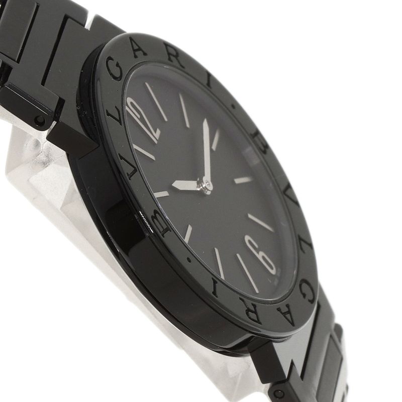 Bvlgari Black Diamond Like Carbon Watch SS Boys