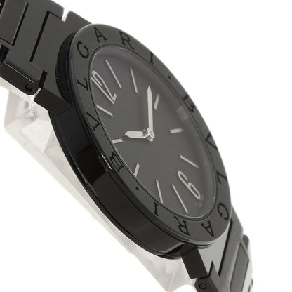 Bvlgari Black Diamond Like Carbon Watch SS Boys