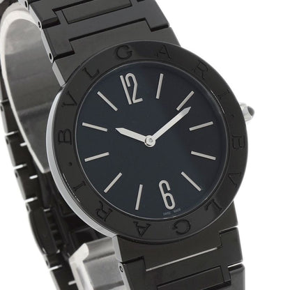 Bvlgari Black Diamond Like Carbon Watch SS Boys