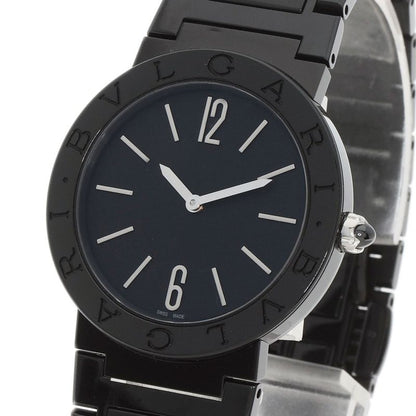 Bvlgari Black Diamond Like Carbon Watch SS Boys