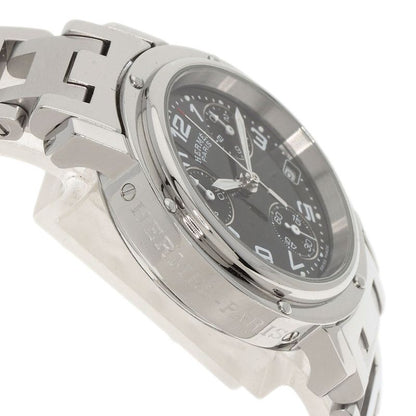 Hermes Clipper Chrono Watch SS