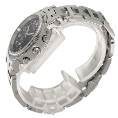 Hermes Clipper Chrono Watch SS