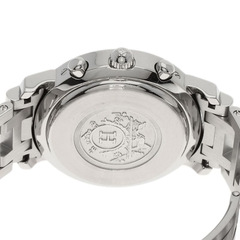 Hermes Clipper Chrono Watch SS