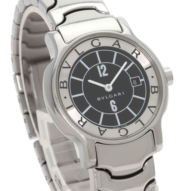 Bvlgari Solo Tempo Black Watch SS