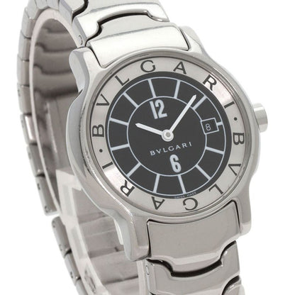 Bvlgari Solo Tempo Black Watch SS