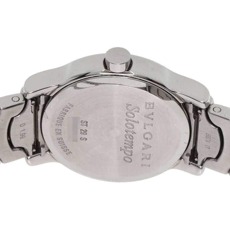 Bvlgari Solo Tempo Black Watch SS