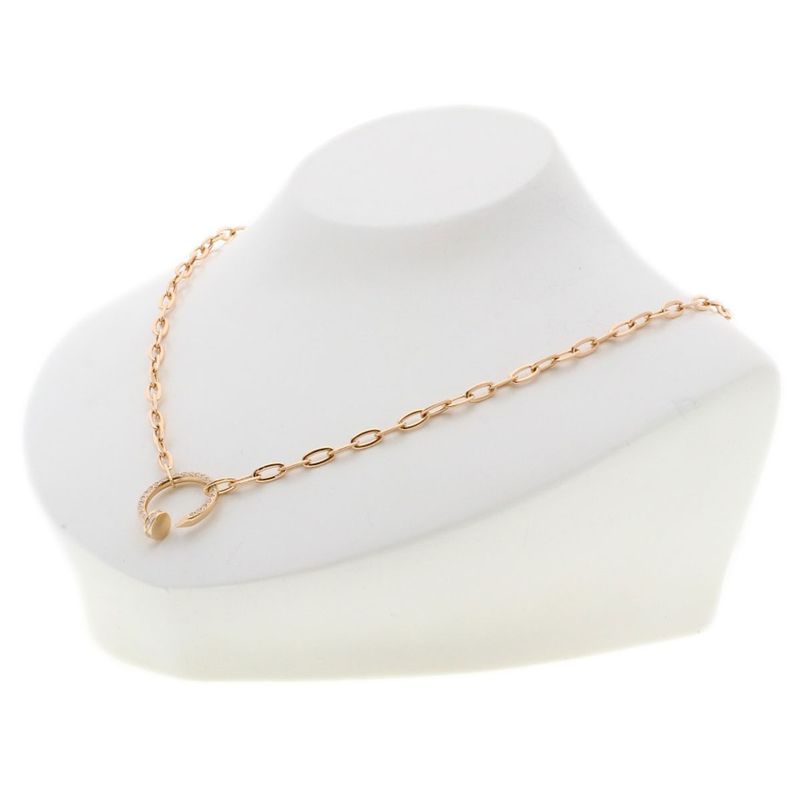 Cartier Juste Ankle Diamond Necklace 18K Pink Gold