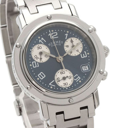 Hermes Clipper Chronograph Watch SS