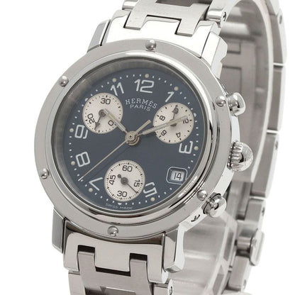 Hermes Clipper Chronograph Watch SS