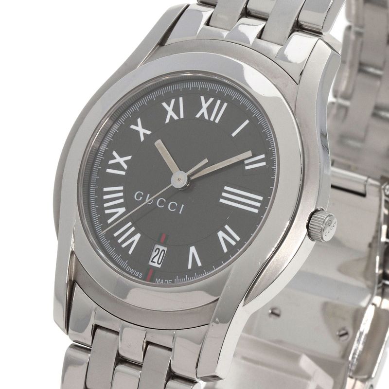 Gucci Round Face Watch SS