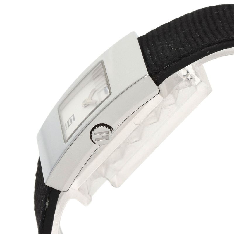 Gucci Square Face Watch SS Leather