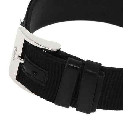 Gucci Square Face Watch SS Leather