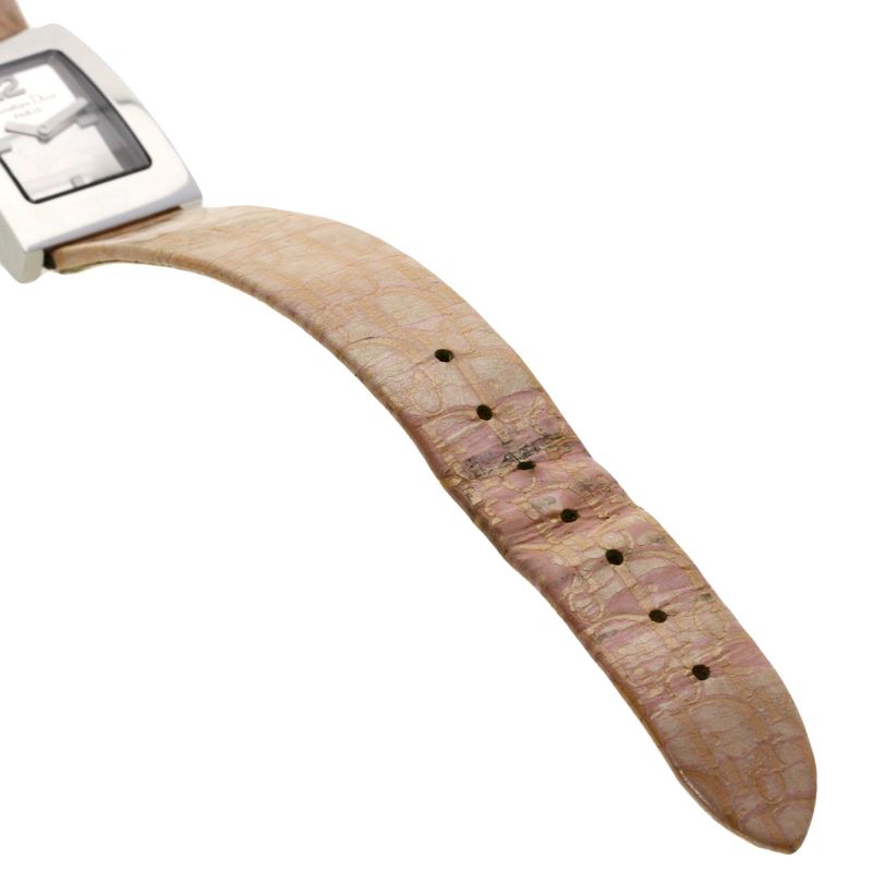 Dior Christian Maris Watch SS Leather
