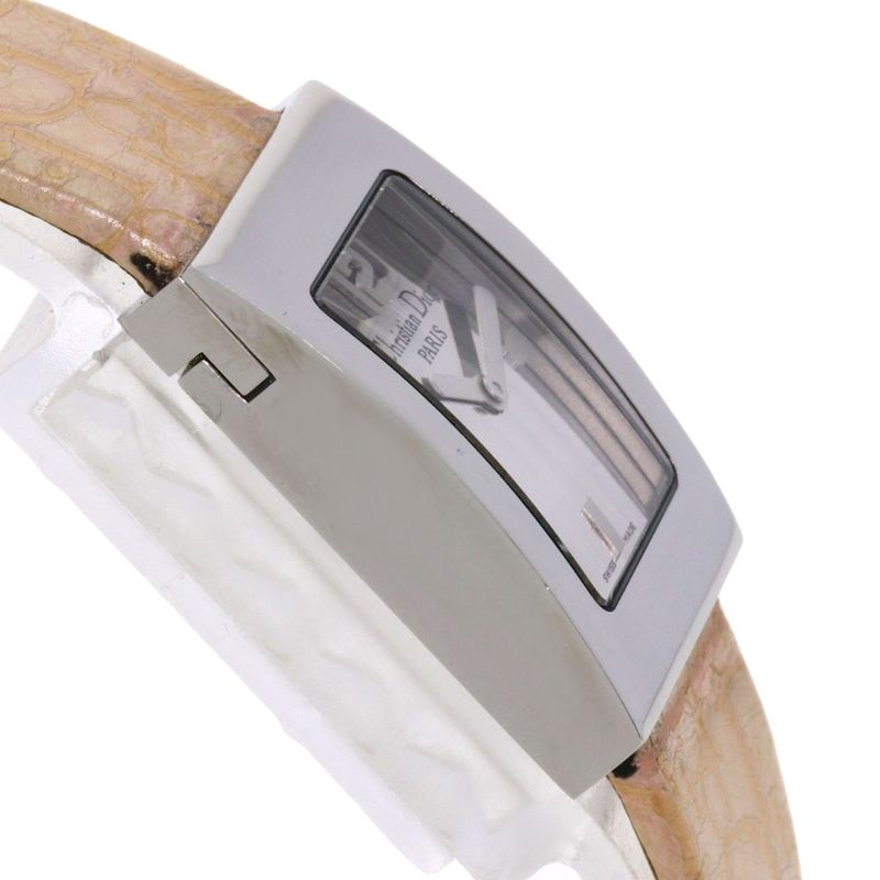 Dior Christian Maris Watch SS Leather
