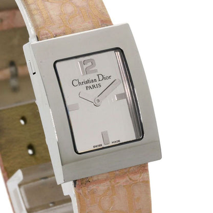 Dior Christian Maris Watch SS Leather