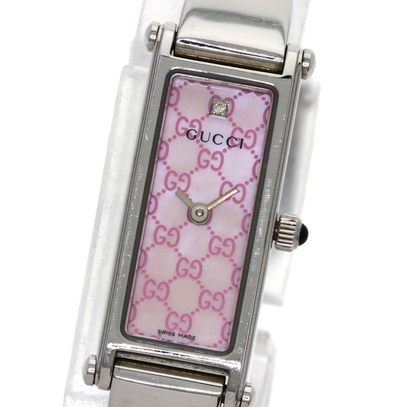Gucci Square Face Watch SS