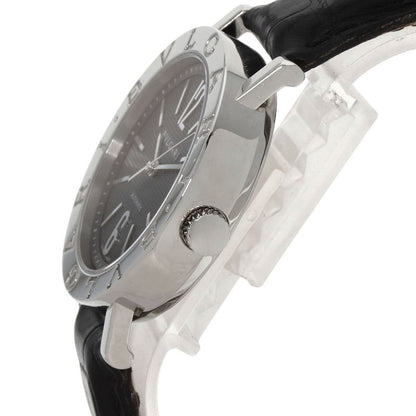 Bvlgari Watch SS Leather