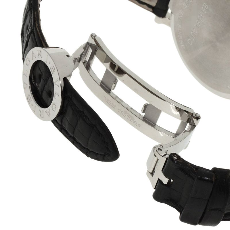 Bvlgari Watch SS Leather
