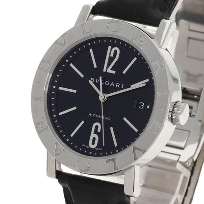 Bvlgari Watch SS Leather