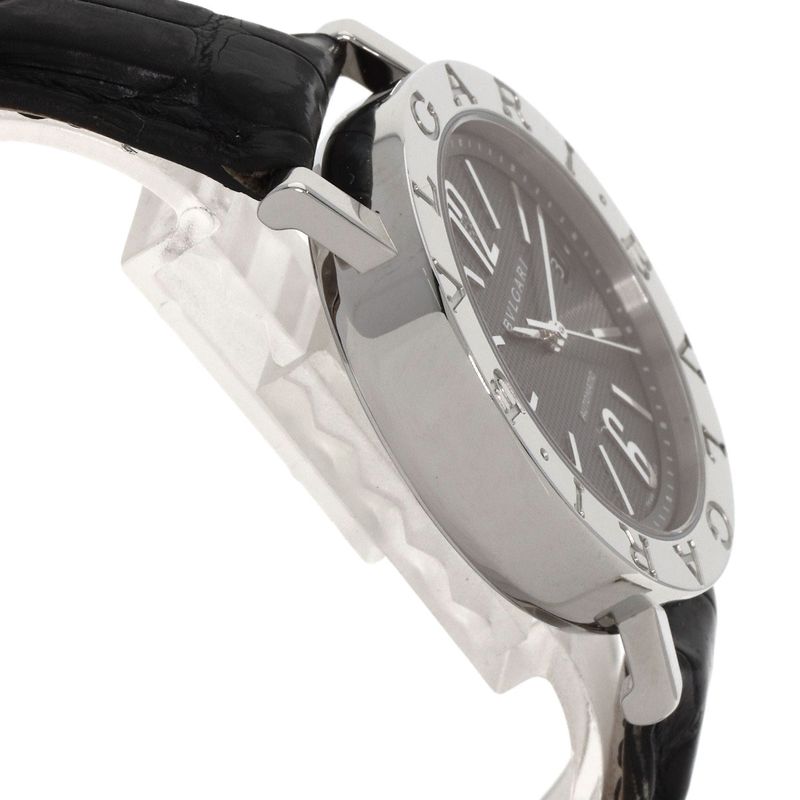 Bvlgari Watch SS Leather