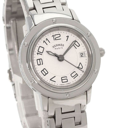 Hermes Clipper Classic Watch SS