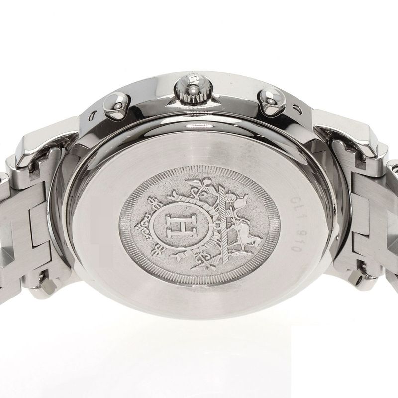 Hermes Clipper Chronograph Watch SS