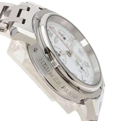 Hermes Clipper Chronograph Watch SS