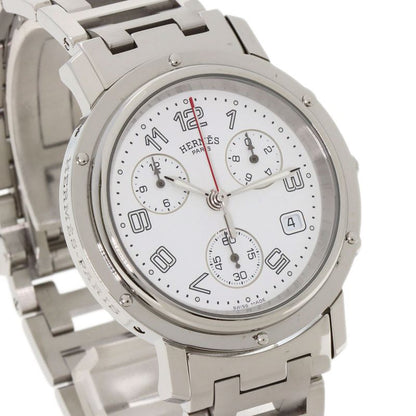 Hermes Clipper Chronograph Watch SS