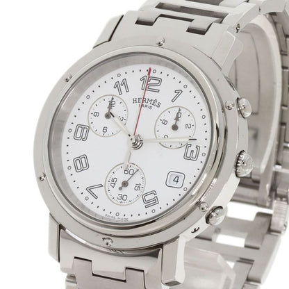 Hermes Clipper Chronograph Watch SS