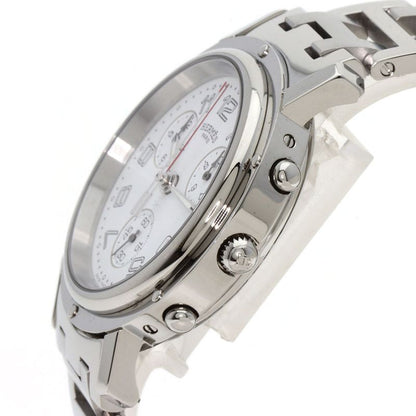 Hermes Clipper Chronograph Watch SS
