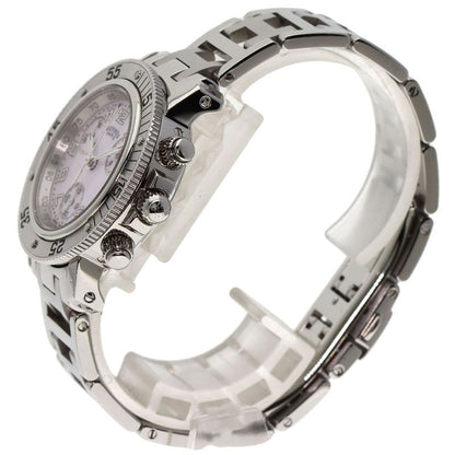Hermes Clipper Diver Chronograph New Buckle Watch SS