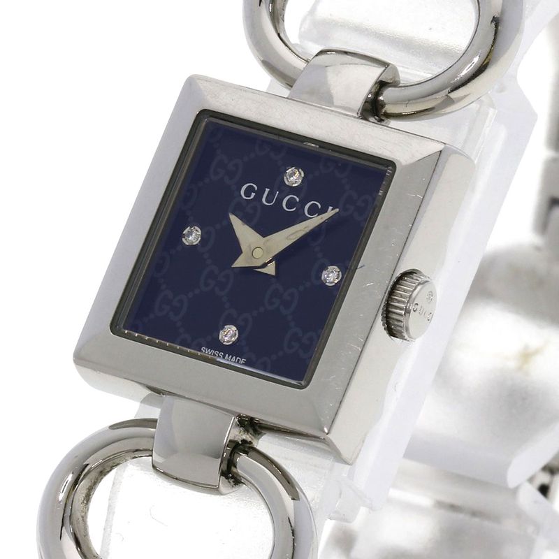 Gucci 120 Tornavoni Diamond Watch SS