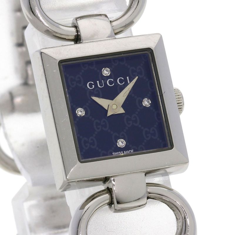 Gucci 120 Tornavoni Diamond Watch SS