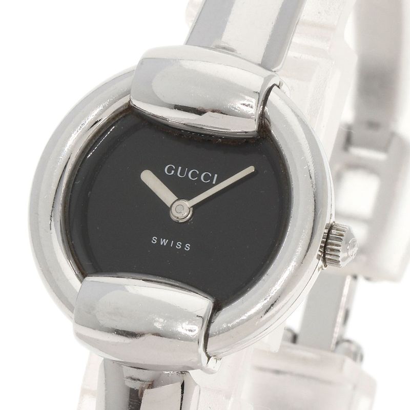 Gucci Round Face Watch SS
